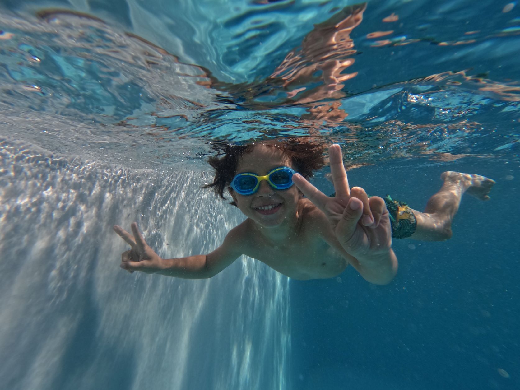 Séance de natation à La Ciotat